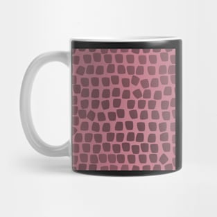 Leopard Mosaic Deep Blush Pink5748 Mug